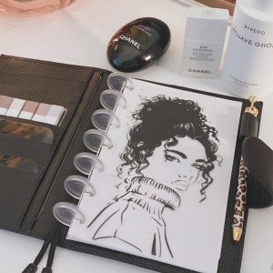 Turtleneck Curly Hair Planner cover